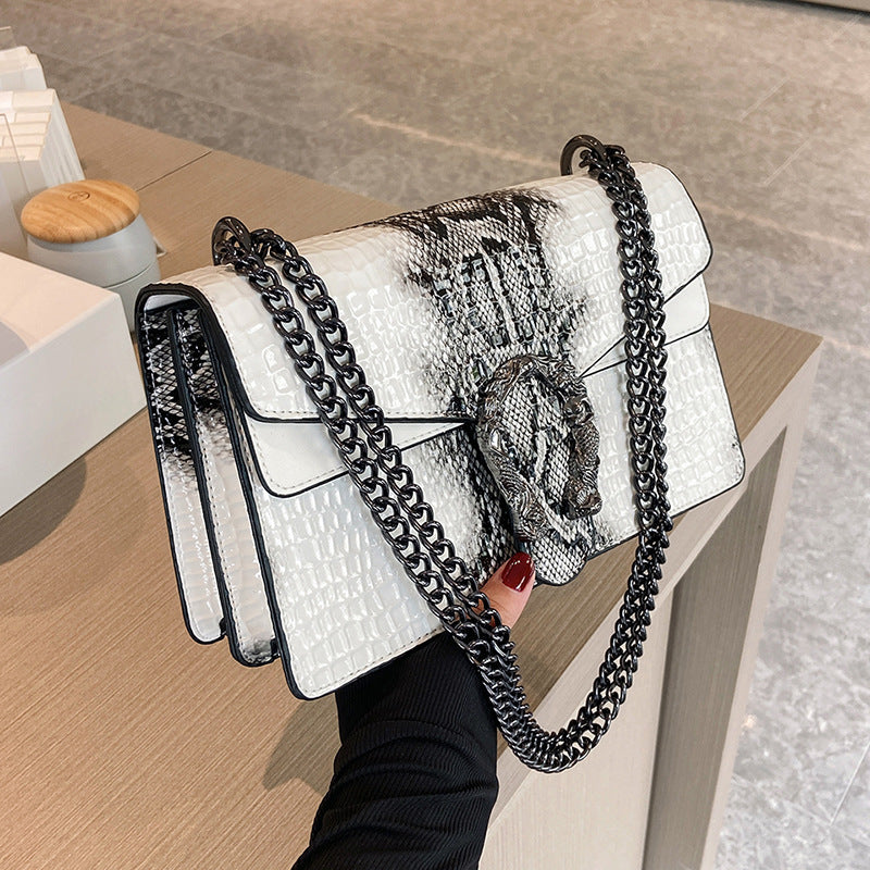 Animal Printed Chain Bag