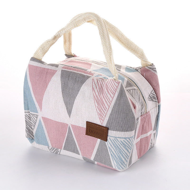 Bolsa de almuerzo portátil de lona con aislamiento térmico Pattern Cooler