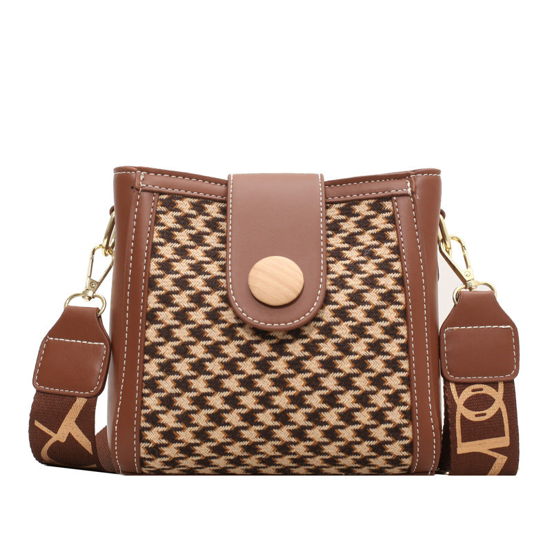 Vintage Checkerboard Bag
