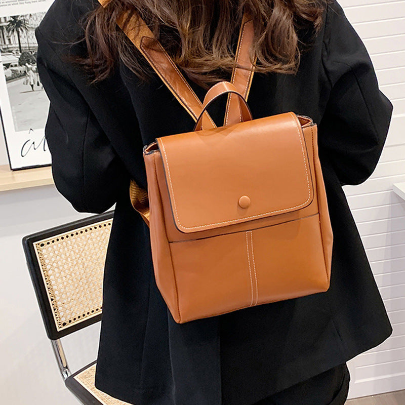 Textured Casual Backpack