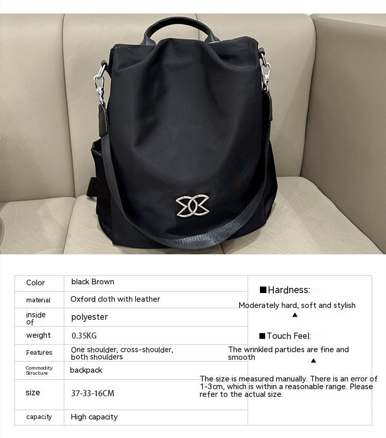 Travel Bag Commuter Oxford Cloth Korean Backpack