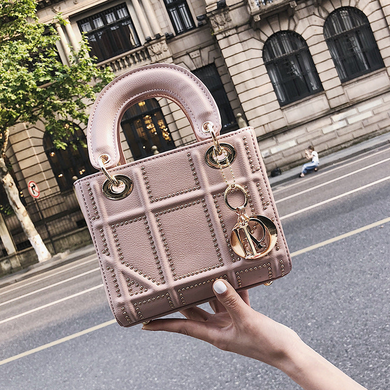 Dai Fei Bag Rivet Small Square Bag Small Xiangfeng Portable Shoulder Bag