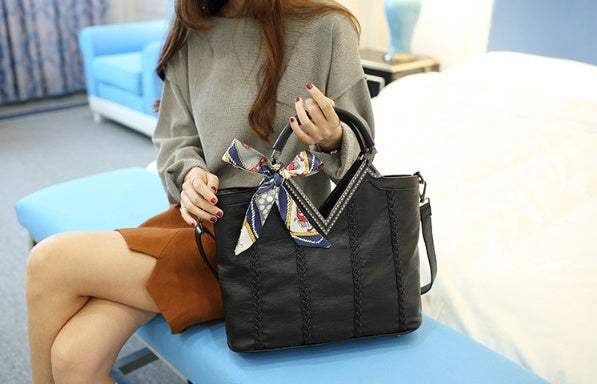 new bag handbag fashion handbag leisure tide retro Europe single shoulder bag lady bag