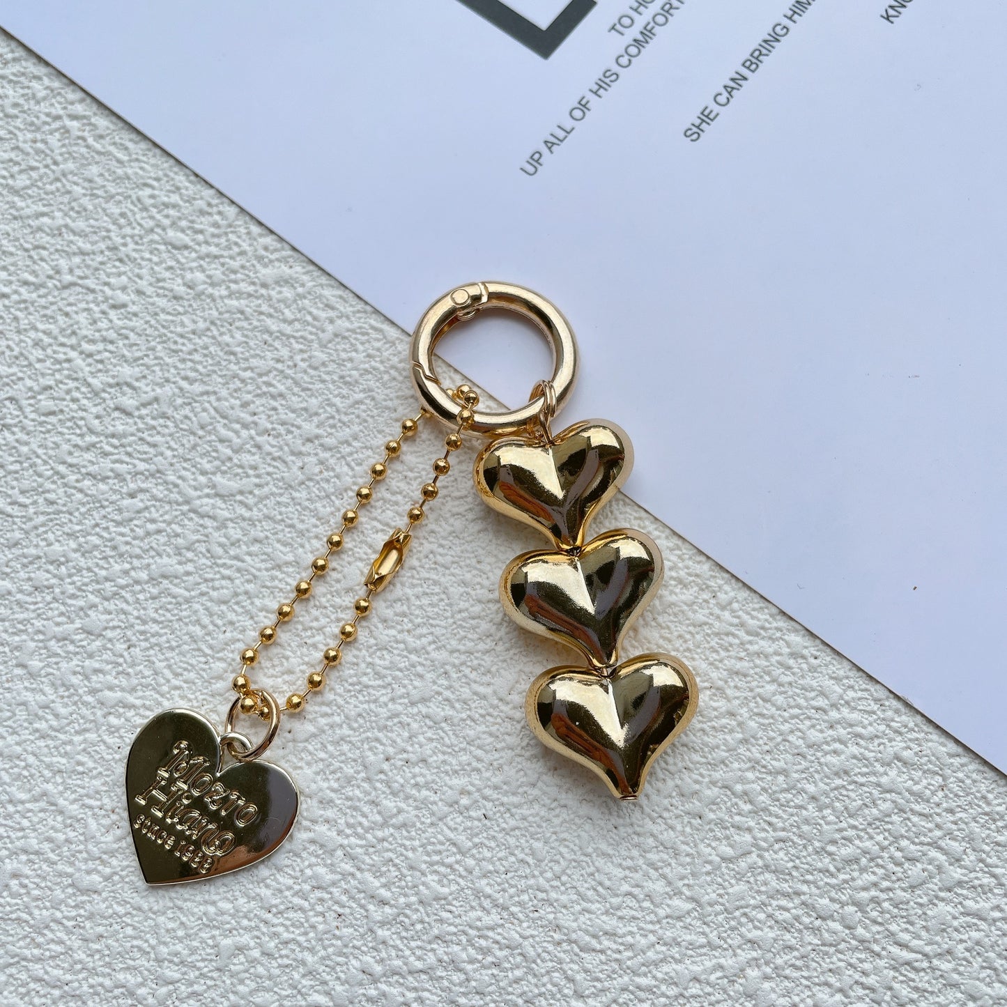 New Fart Peach Love Car Key Ring