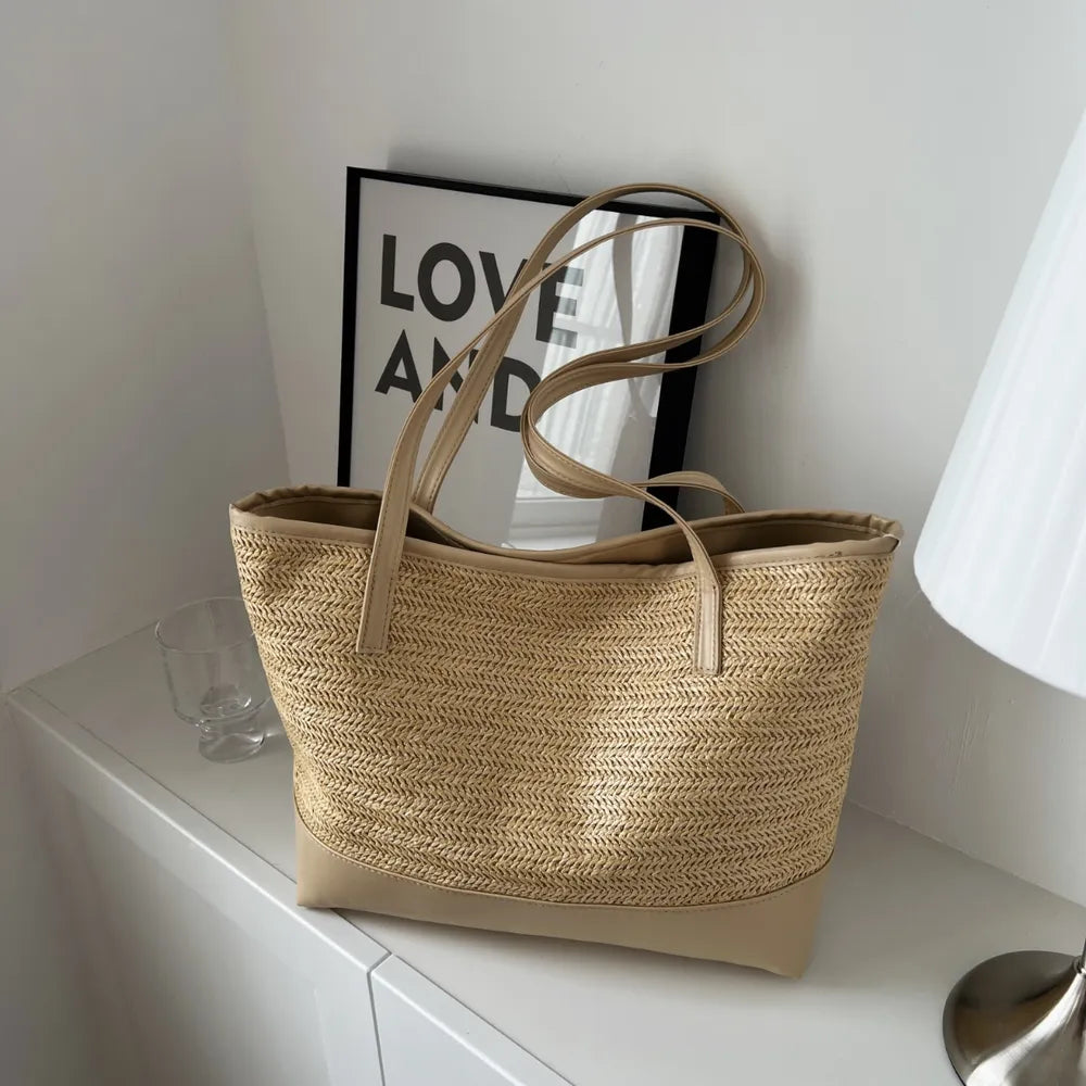 Coastal Charm Woven Tote