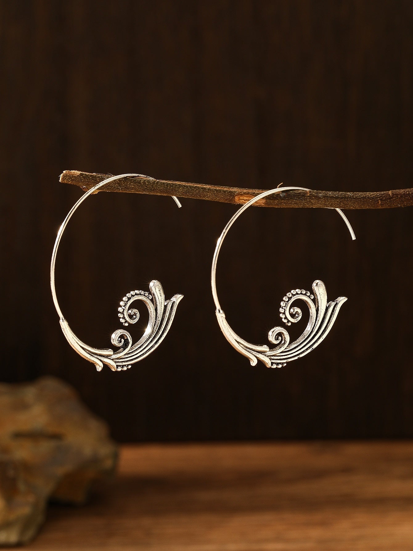 Retro Earrings Exaggerated Personalized Retro Foreign Trade Ornament
