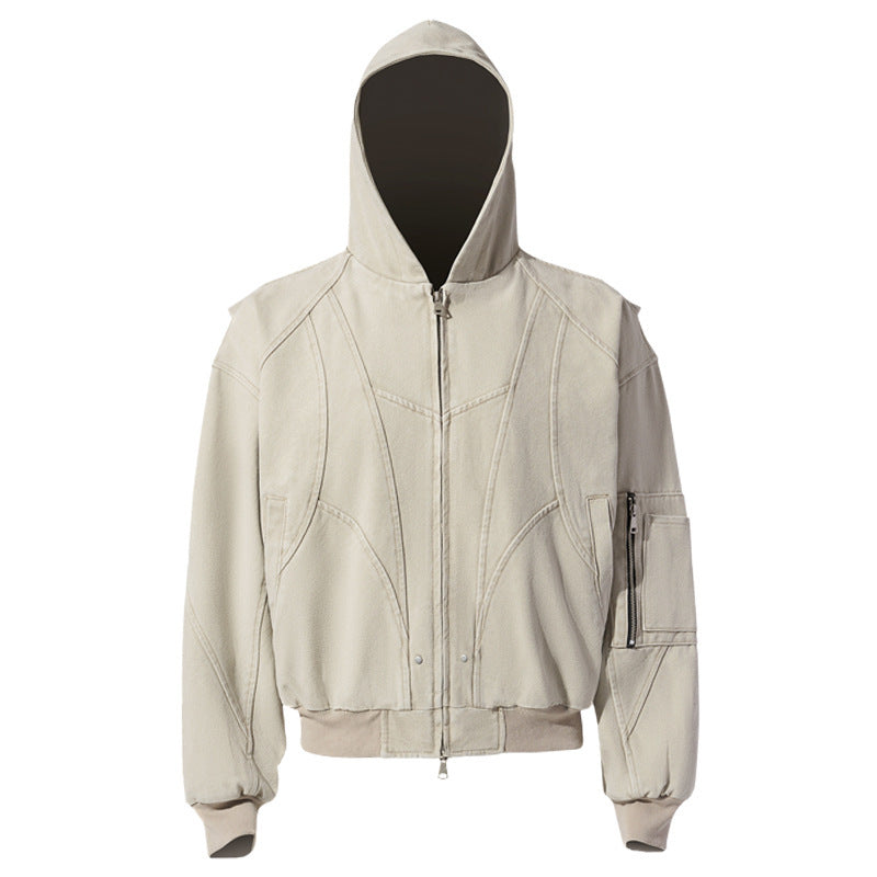 Coat Men's Heavy Canvas Washed Jacket Workwear