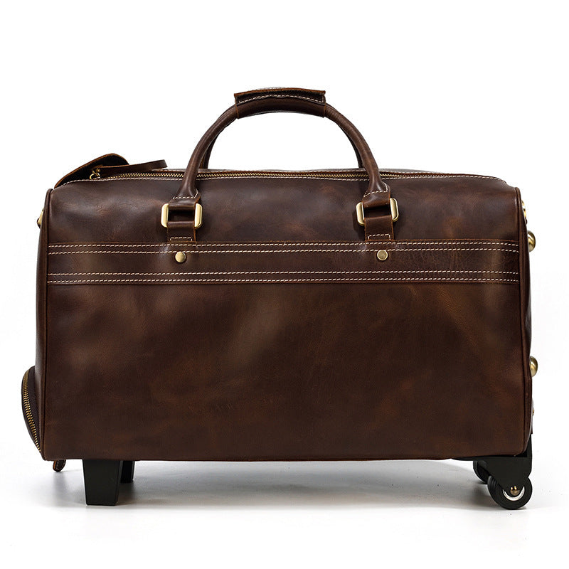 Leather Business Travel Handbag
