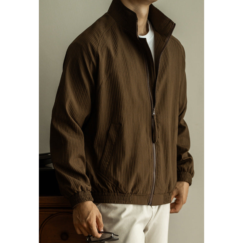 American Stand Collar Jacket Men's Spring And Autumn