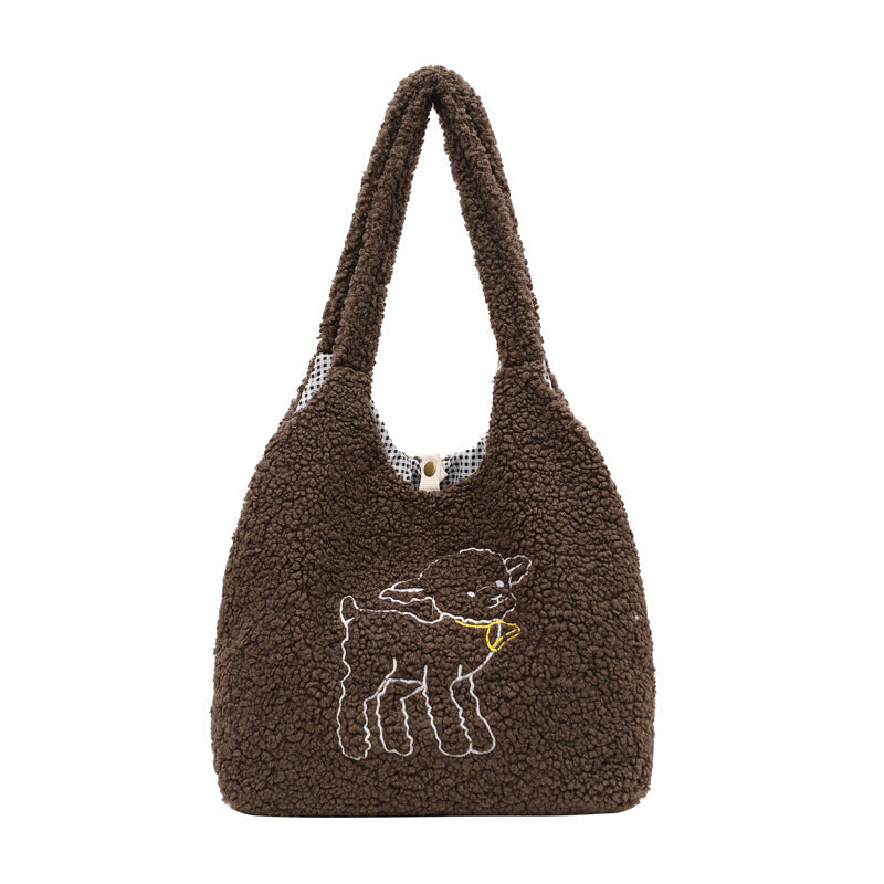 Lamb Bags Winter-Umhängetasche