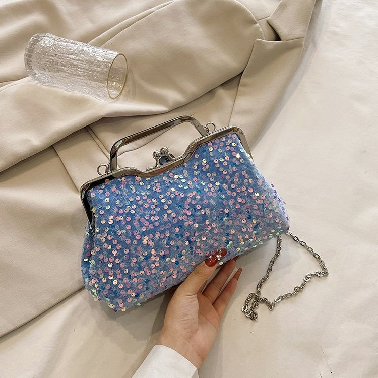Trendy Sequin Evening Bag