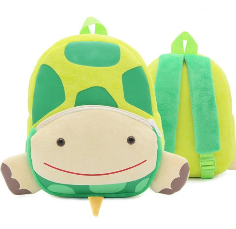 Children School Backpack Cartoon Rainbow Design Soft Plush Material For Toddler Baby Girls Kindergarten Kids School Bags
