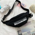 Trendy Korean Canvas Waist Bag