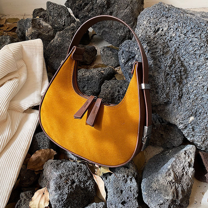 Bolsos de mano franceses de alta calidad, de estilo mate, para mujer.