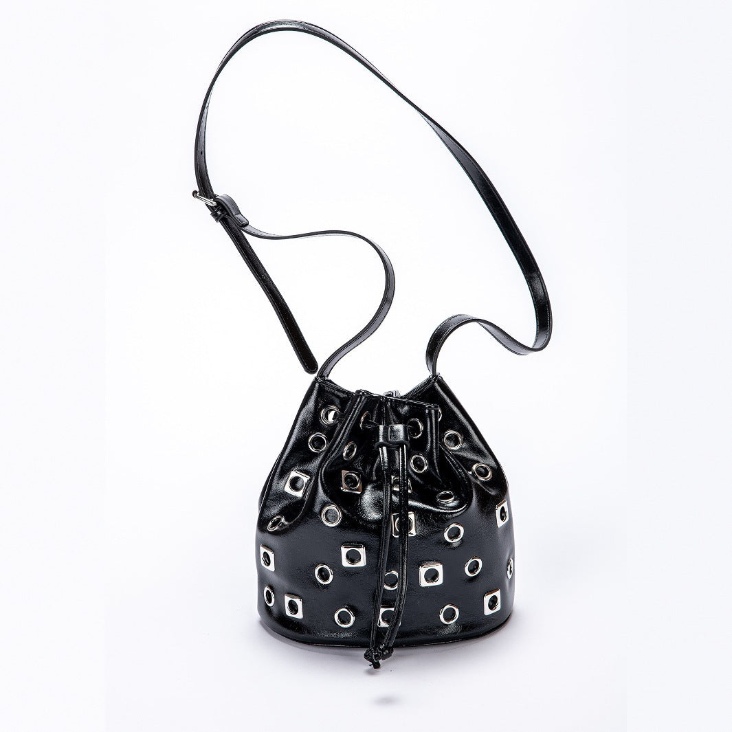 Chic Suede Bucket Bag