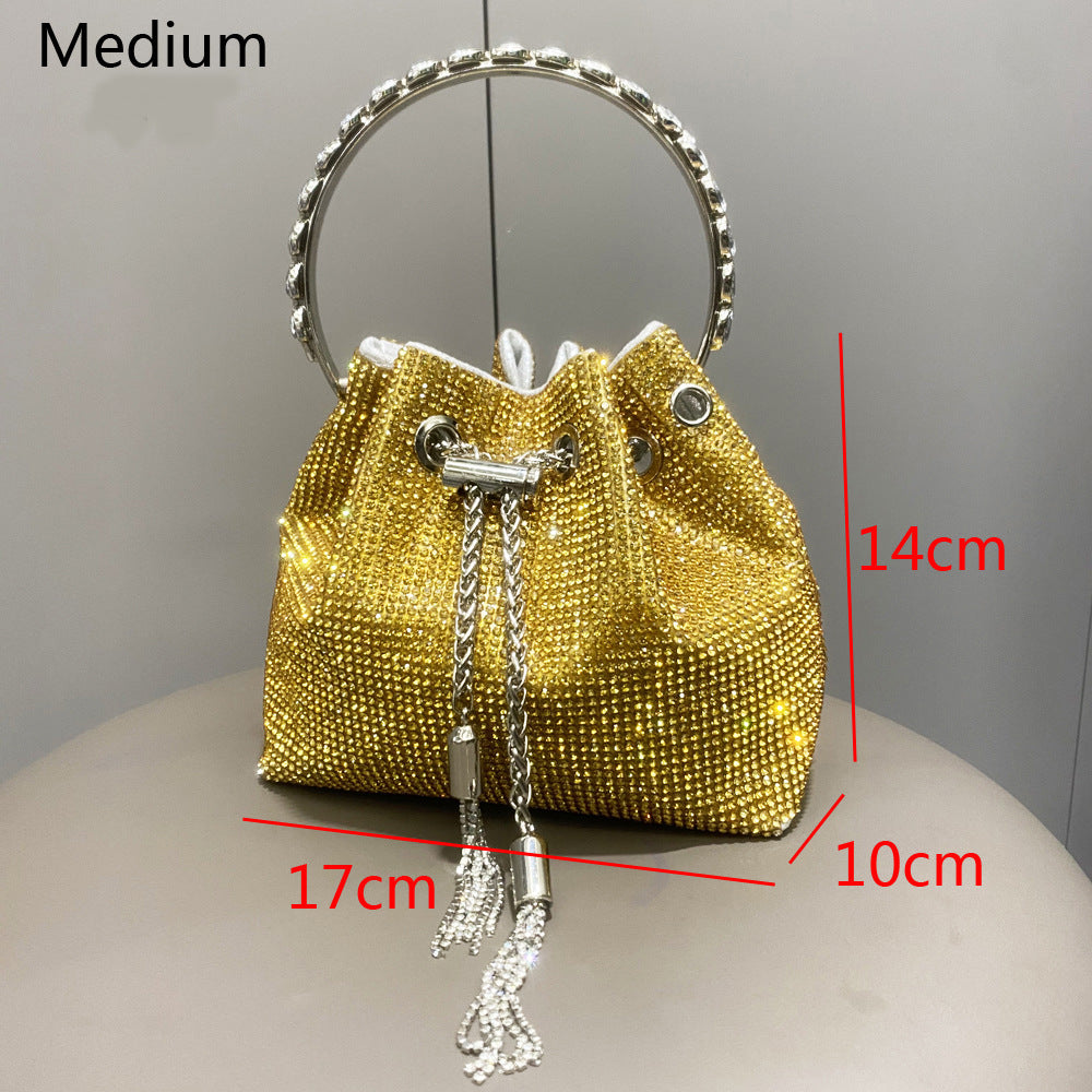 Shiny Diamond Bucket bag