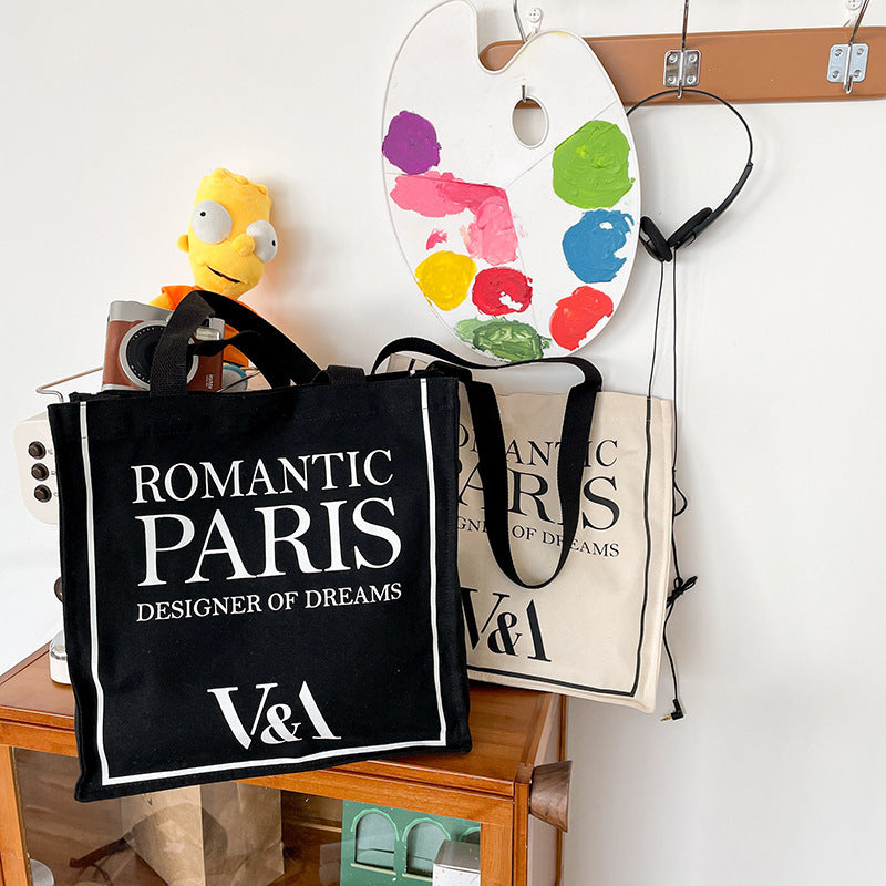 Shoulder Bag Female Shopping Bag Literary Style Simple