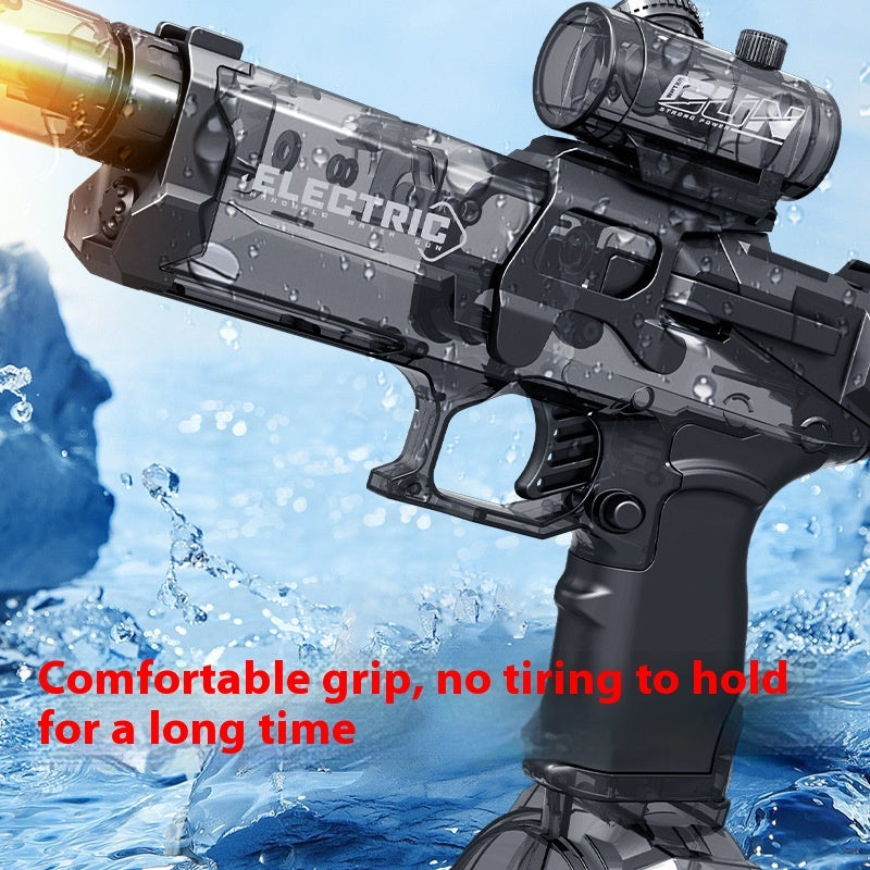 Pistola de agua eléctrica Fire Rat, luz fría, totalmente automática, juguete de verano, deportes, entretenimiento, regalos para niños, AC223