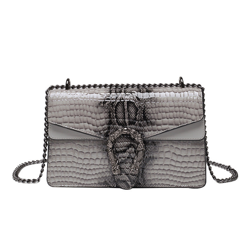 Animal Printed Chain Bag