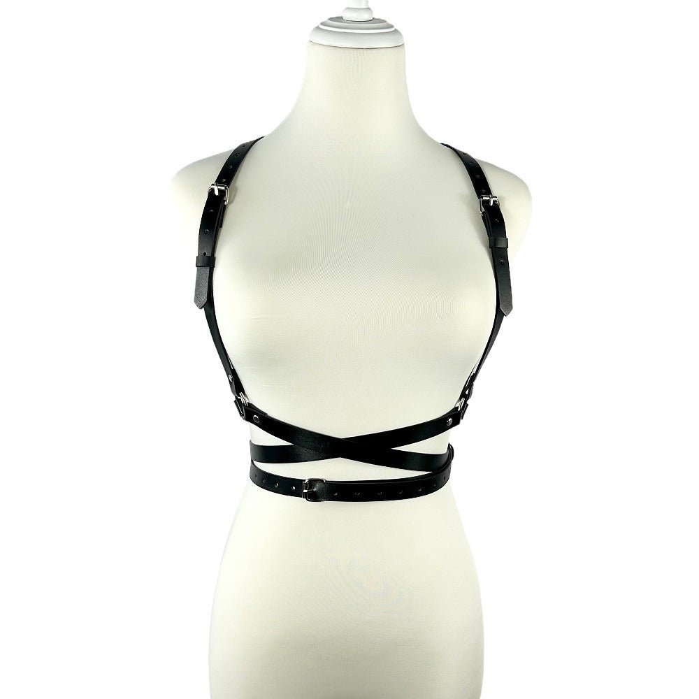 Women's Fashion Shapewear Leather Binding - BAGMODA