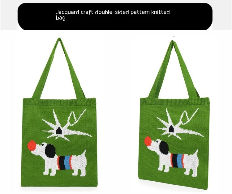 Puppy Knitted Bags