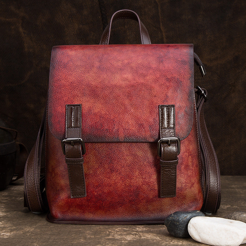 Acadion Classic Leather Backpack