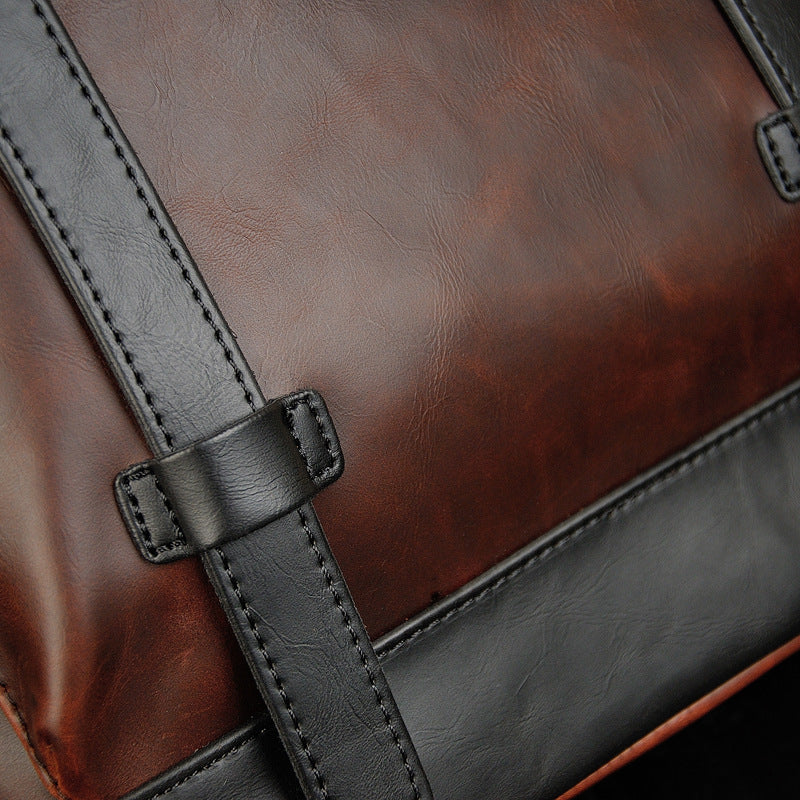 Bagmoda Cowhide Leather Travel Backpack