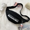 Trendy Korean Canvas Waist Bag
