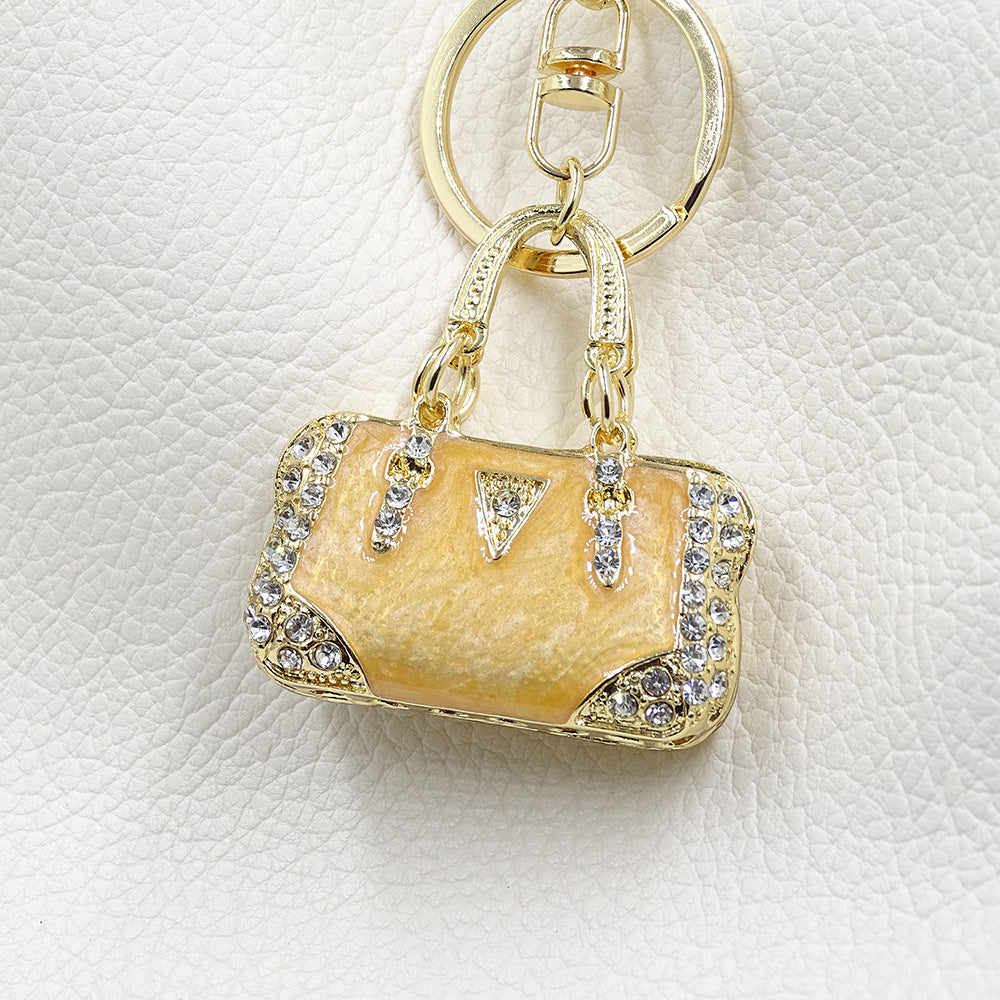 Pendant Environmental Protection Alloy Diamond Color Enamel Cloud Pattern