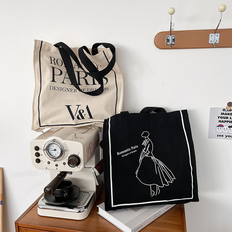 Shoulder Bag Female Shopping Bag Literary Style Simple