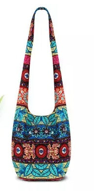 Bolsos cruzados con diseño de elefante y mandala