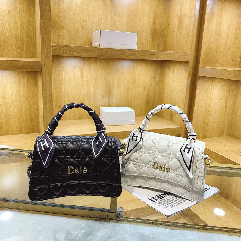Silk Scarf Cross-body Square Bag