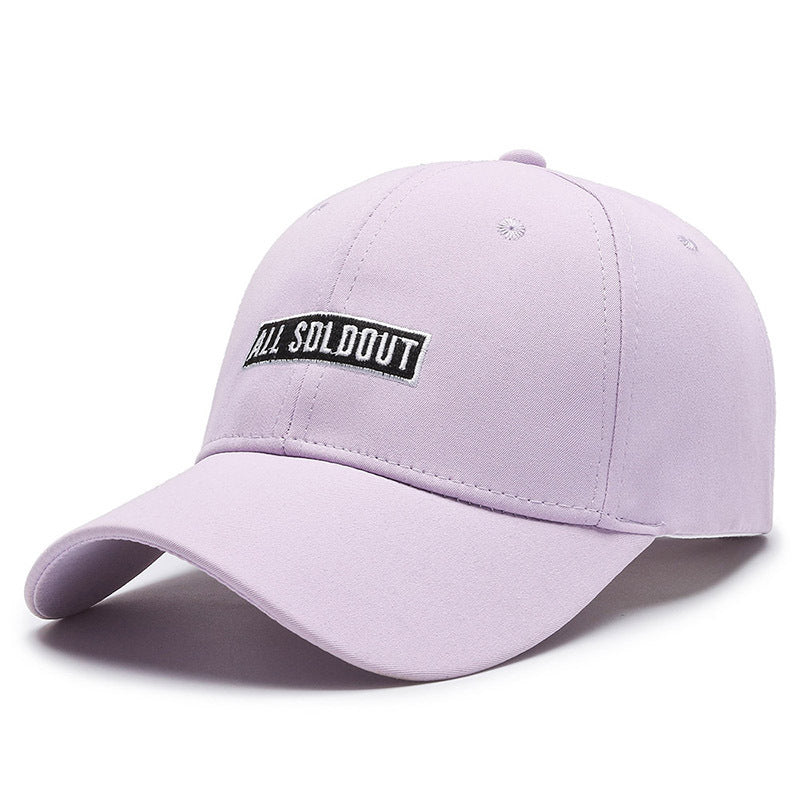 Men's Korean-style Trendy Spring And Autumn Sun-poof Peaked Cap