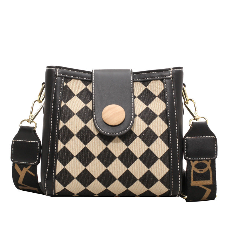 Vintage Checkerboard Bag