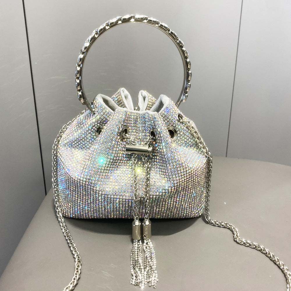 Shiny Diamond Bucket bag