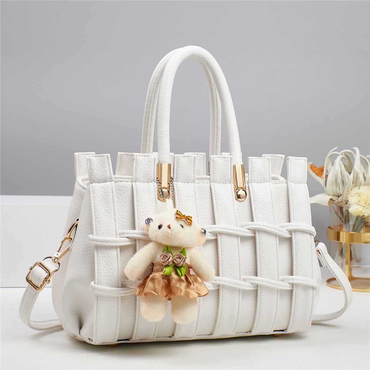Hand-Woven Shoulder Bag