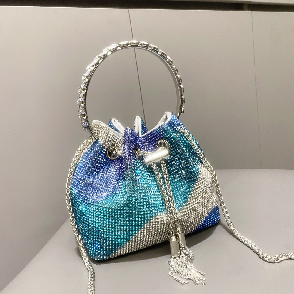 Shiny Diamond Bucket bag
