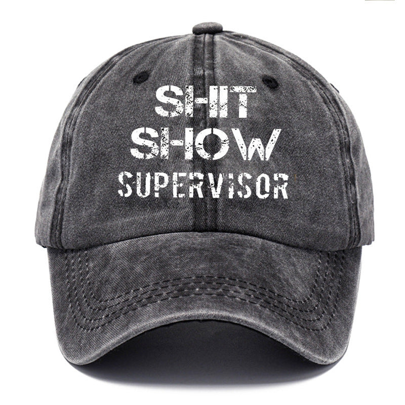 Washed Cotton Printed Old Dad Hat Men's Retro