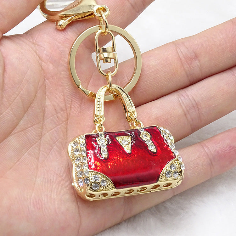 Pendant Environmental Protection Alloy Diamond Color Enamel Cloud Pattern
