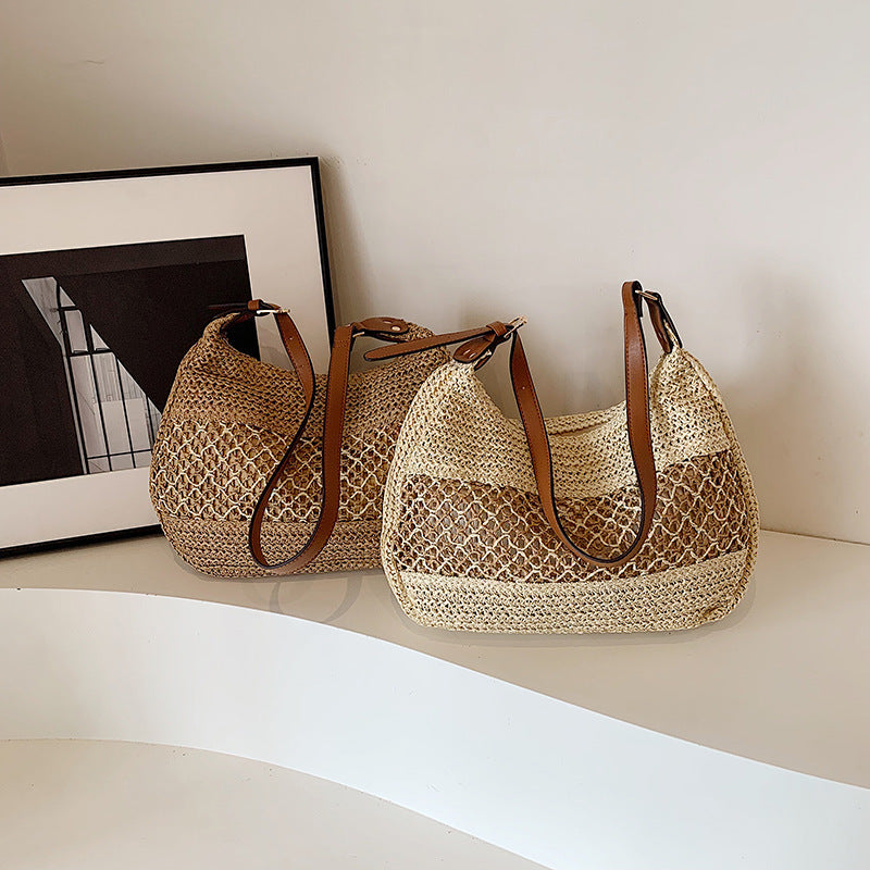Bolso bandolera de paja