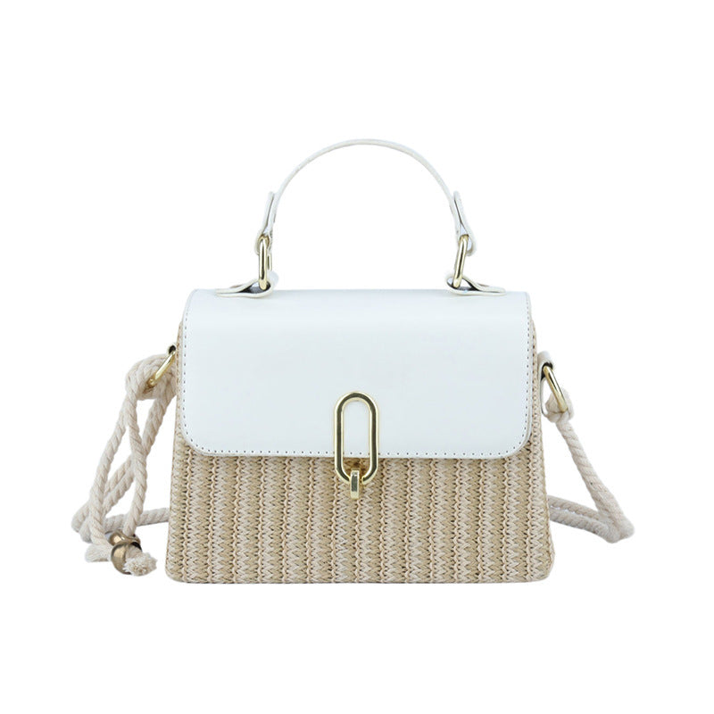 Versatile Woven Crossbody Bag