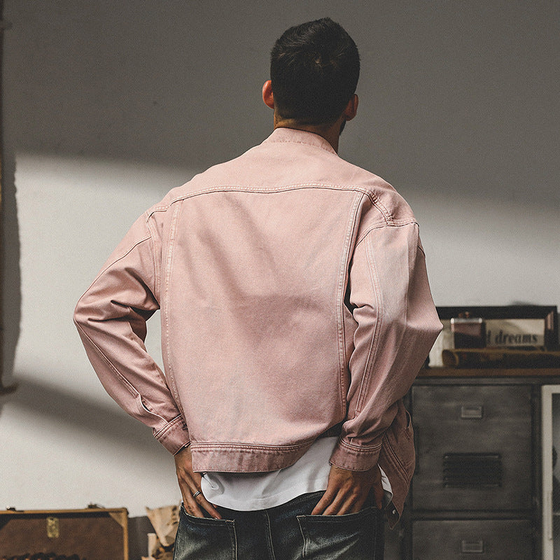 Chaqueta vaquera clásica americana vintage para hombre