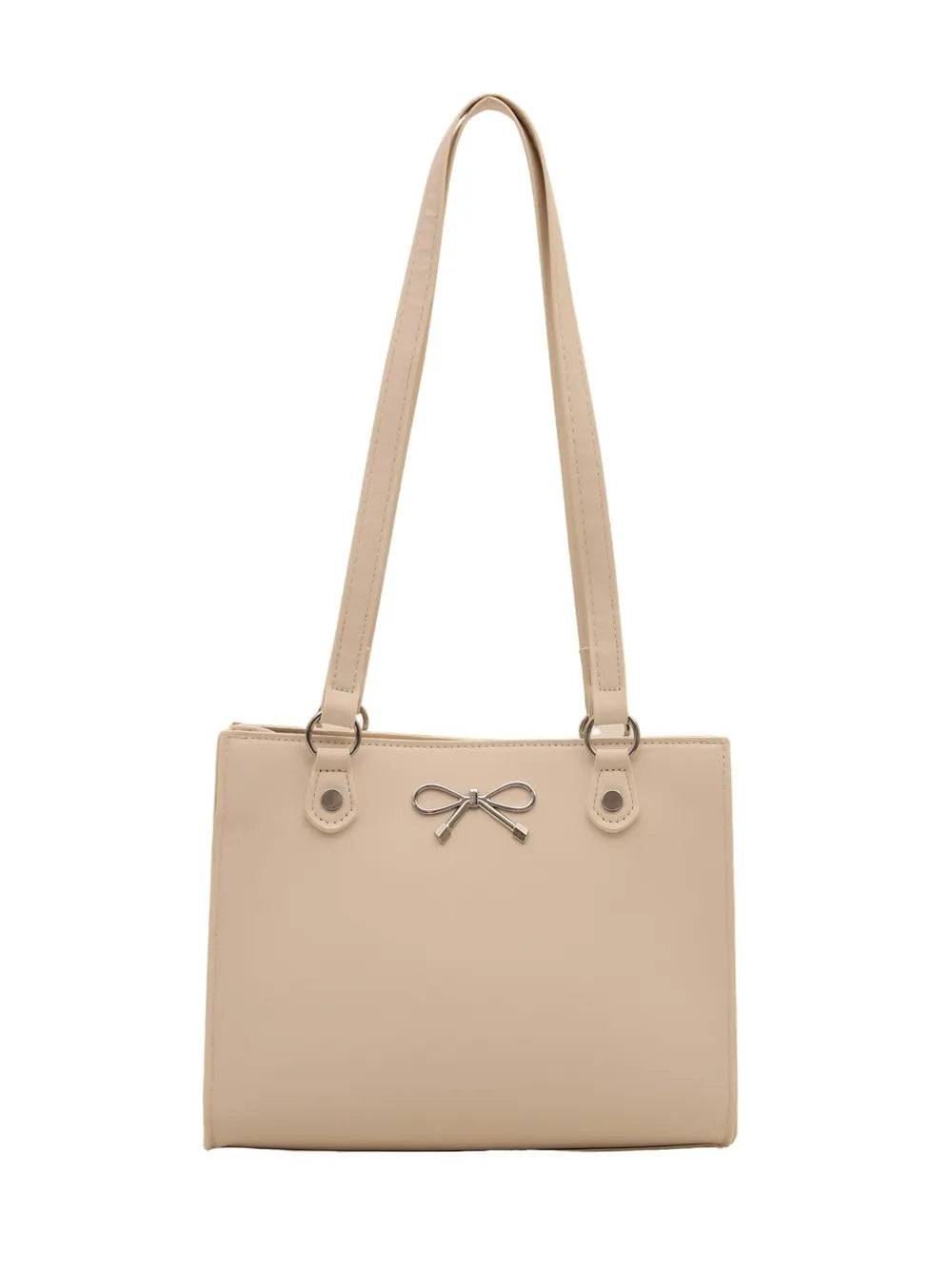 Charming Bow Leather Bag - BAGMODA