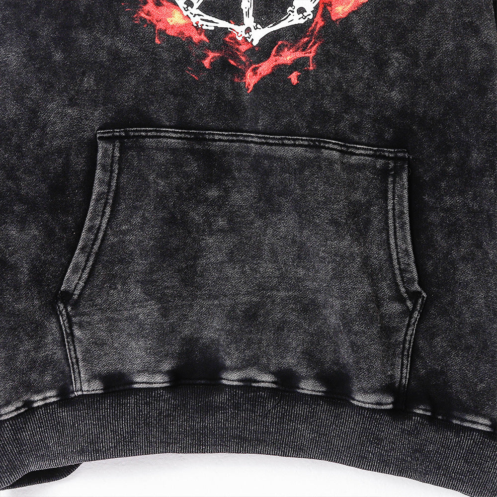 Design A Small Group Of People To Wash And Make Old Black Belt Hoodies