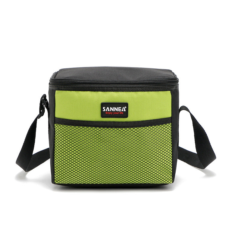 Oxford Cloth Insulated Lunch Bag Student Outdoor Picnic Bag Portable