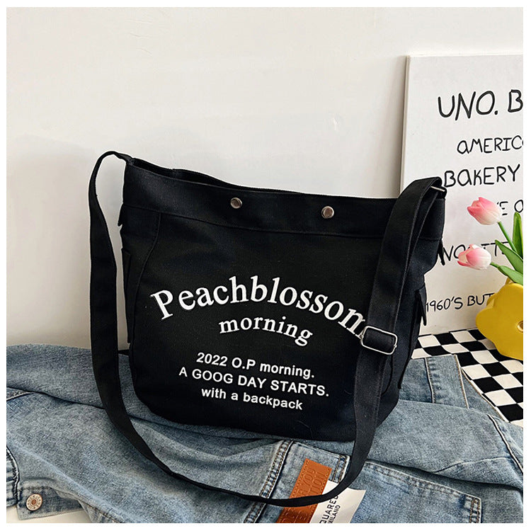 RetroCharm Canvas Tote - BAGMODA