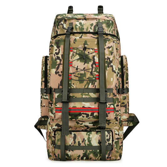 Outdoor-Reisetasche mit 130 Litern und 120 Litern Fassungsvermögen in Camouflage, Baumwollsteppdecke, Gepäck, Arbeiten, Wandern, Camping, wasserdichter Rucksack