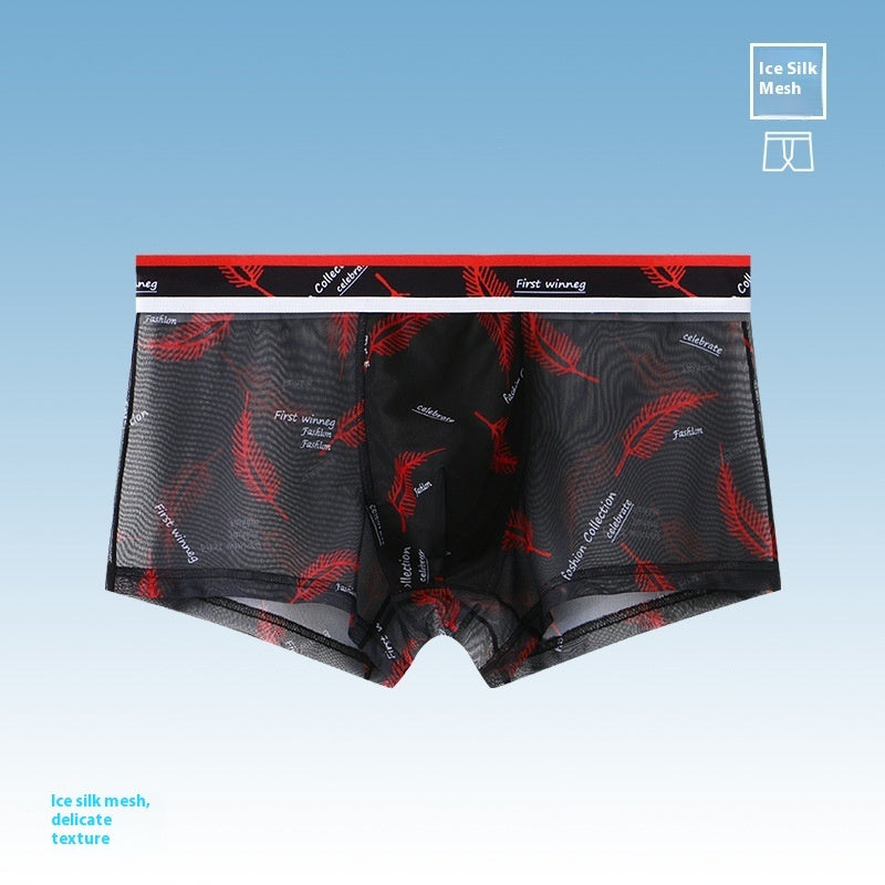 Mesh Ultra-thin Breathable Men's Boxer Shorts