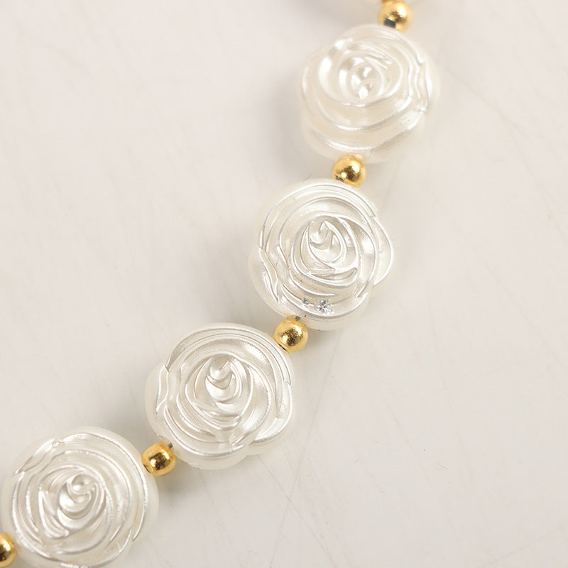Gold And Silver Pearl Chain Magnetic Snap Bracelet Magnetic Snap