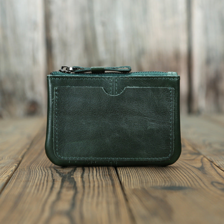 Monedero retro de cuero de Caballo Loco para hombre